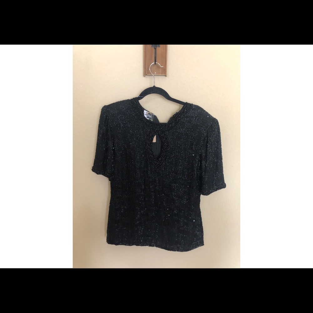 Carina Sequin Vintage top